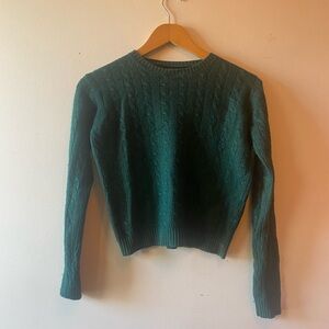 brandy melville cable knit sweater